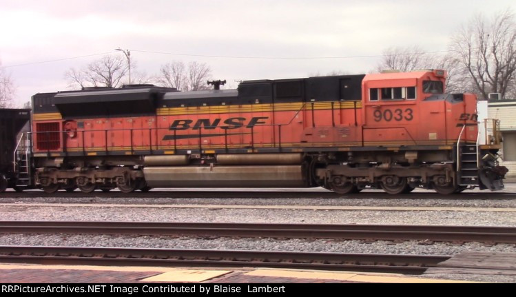 BNSF coal train DPU